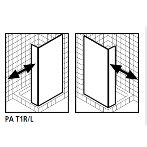 Kermi 2534046 spatwaterdichting 1 x 98,5cm - 8mm