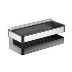 Keuco Moll 12759010001 Duschkörbe mit Wischer chrom/ anthrazit (Outlet)