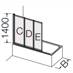 Provex Point - Classic 1207SA00F Drainagestreifen 16mm hoch, transparent