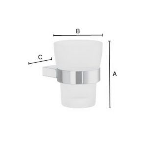 Smedbo Air AK343 Becherhalter Chrom