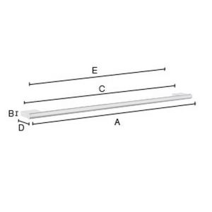 Smedbo Air AK3464 Handtuchhalter 60cm chrom