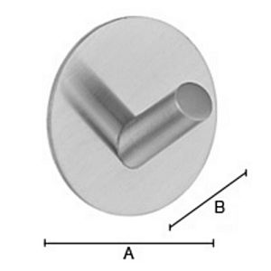 Smedbo Beslagsboden B1090 design handdoekhaak geborsteld edelstaal
