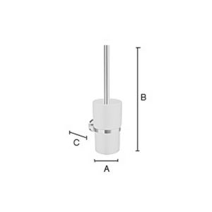Smedbo Home HK333P toilet brush holder chrome