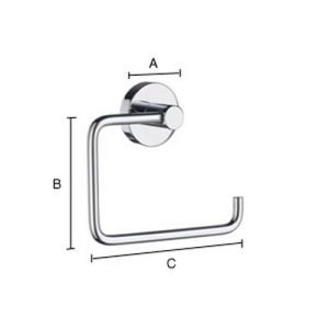 Smedbo Home HK341 toiletrolhouder chroom
