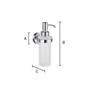 Smedbo Startseite HK369 Seifenspender chrom