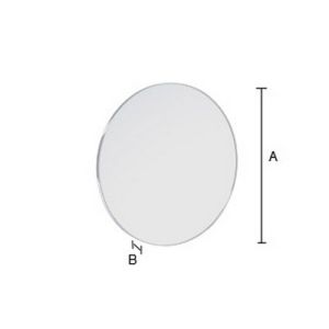 Smedbo Outline FK442 Kosmetikspiegel selbstklebend/magnetisch 5x chrom