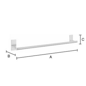 Smedbo Pool ZK3464 handdoekhouder 63cm chroom