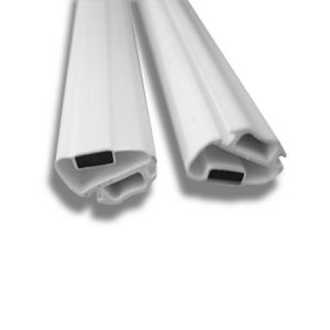 Novellini P50GIR-26 set of slide-in magnetic strips white Ral 9010