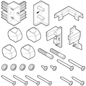 Novellini R01BJAH1-A mounting set white 030