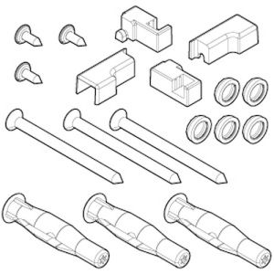 Novellini R01BNFL1-D montageset wit 030/ chroom