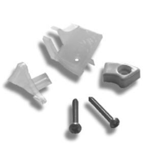 Novellini R01GIC-40 Kappe mit Scharnierbuchse für linke Tür mattchrom