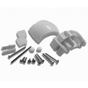 Novellini R01LUAN1-D mounting set white 030/ chrome