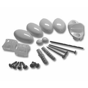 Novellini R01LUR1-E mounting kit pergamon/ chrome *no longer available*