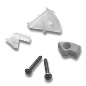 Novellini R03GIC-40 Kappe mit Scharnierbuchse für linke Tür mattchrom