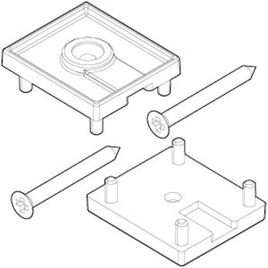 Novellini R04BNFI1-K set eindkapjes chroom