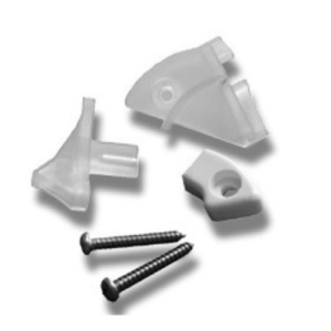 Novellini R04GIC-30 Kappe mit Scharnierbuchse für rechte Tür weiß