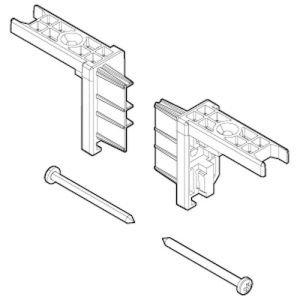 Novellini R04PBJMO1-A set of end caps white 030