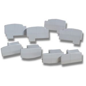 Novellini R07HAR-26 set afdekdopjes wit Ral 9010