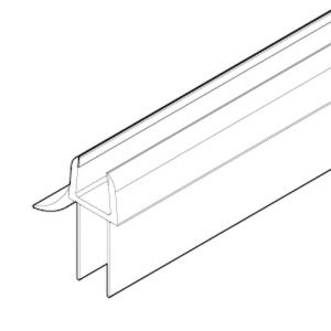 Novellini R51GIHA37-TR afdichtingsstrip transparant