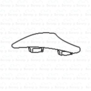 Pressalit A4051 buffer voor deksel en zitting delta grijs