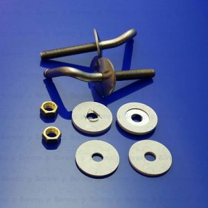 Pressalit B33P999 Magnum set vaste scharnieren chroom