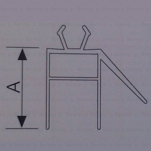 Provex Point - Classic 1208SA00F Drainagestreifen 16mm hoch, transparent