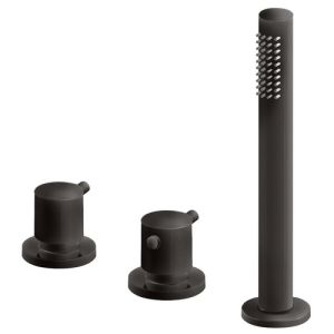 Pure Duero CN5310-ZW 3-hole bathtub rim combination thermostatic matte black
