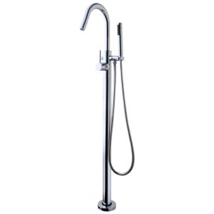 Pure Duero DU3040-CH freestanding bath faucet with hand shower chrome