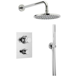 Pure Duero DU5417-CH Dusche Unterputzset mit Thermostat Chrom