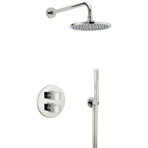 Pure Ebro EB5214 Dusche Unterputzset mit Thermostat Chrom