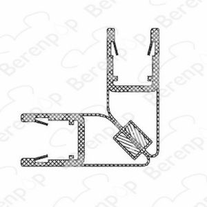 Riho 562020028 magnetic strip 45 degrees (2 pieces), 200cm, 8mm