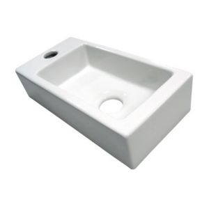 San4U 2514610 Mini-Block (left) fountain 36x18x9cm ceramic white