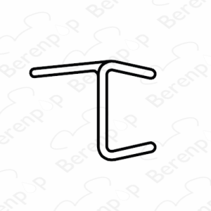 San4U Sealday SD075 h-profiel klein, 200cm, 8mm