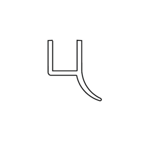 San4U Sealday SD20 sealing profile with soft lip, 200cm, 8mm