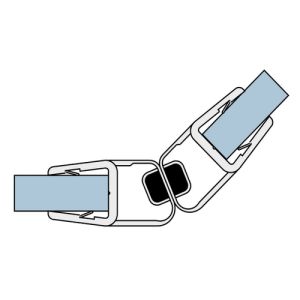 San4U Sealday SD048 magneetstrippenset 135 graden, 200cm, 6-8mm