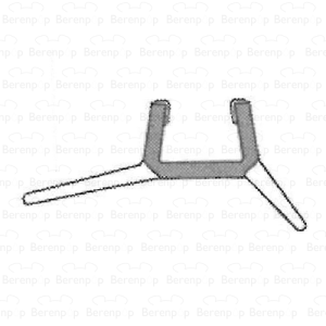 Sealskin Duka 1600 GUMB552 sealing profile 100cm transparent, 6mm
