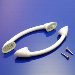 Sealskin Duka 3000 binnen- en buitengreep tbv kwartronde schuifdeur, wit *niet meer leverbaar*