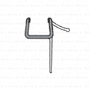 Sealskin Duka 5000-1 GUML245 100cm curved sealing profile transparent, 8mm