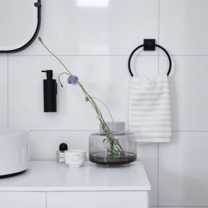 Smedbo Haus RB344 Handtuchring schwarz