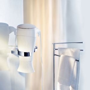 Smedbo Air AK323 houder voor haardroger en stijltang chroom