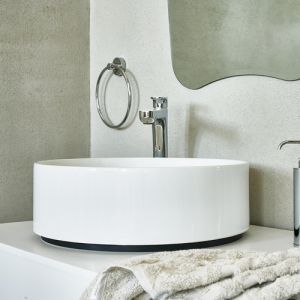 Smedbo Startseite HB344 Handtuchring schwarz