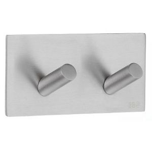 Smedbo Beschläge B1093 Designhaken doppelt gebürsteter Edelstahl