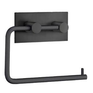 Smedbo Fittings BB1098 toilet roll holder matte black stainless steel