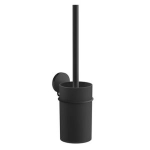 Smedbo Fittings BB333 toilet brush holder matte black stainless steel