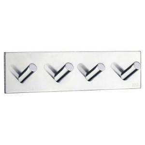 Smedbo Beslagsboden BK1096 Design-Hakengestell Edelstahl poliert