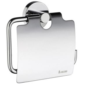 Smedbo Home HK3414 toilet roll holder with flap chrome