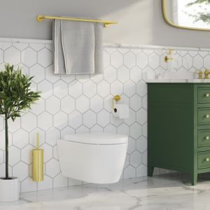 Smedbo Startseite HV341 Toilettenpapierhalter Messing matt