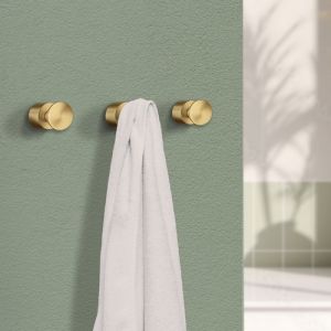 Smedbo Home HV3455 Handtuchhak (2 Stück) Messing matt