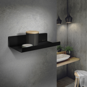 Smedbo Sideline DB5001 shelf 25 cm matte black