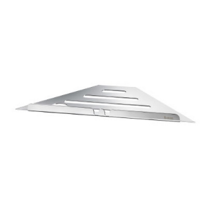 Smedbo Sideline DK3060 corner shelf polished stainless steel